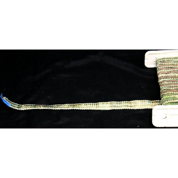 CONSO TRIM 021415 VNT19 Olive, Gold, Burgundy  3/4″ wide Woven Rope Twist Braid - Picture 7 of 9